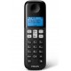 Philips D1611B/34 teléfono Teléfono DECT Identificador de llamadas Negro