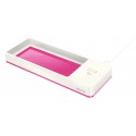 Leitz WOW Montaje de sobremesa Poliestireno Metálico, Rosa
