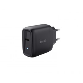 CARGADOR PARED/VIAJE USB-C 45W MAXO NEGRO TRUST - 24816
