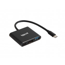 iggual Hub tipo C 3 en 1 HDMI USB3.0