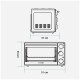 Universal Blue UMH28L1500-19 horno tostador