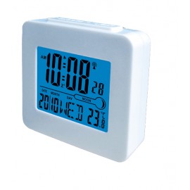 Denver REC-34 WHITE Reloj despertador digital Blanco