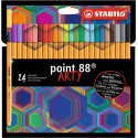 STABILO point 88 ARTY rotulador de punta fina Multicolor 24 pieza(s) - 1064172