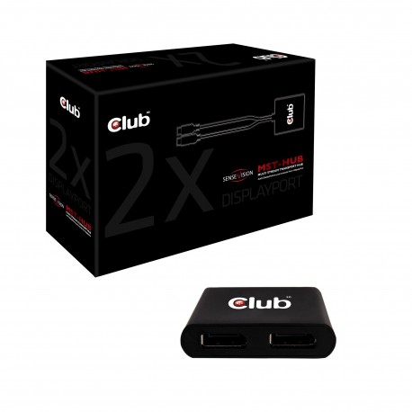 CLUB3D SenseVision MST HUB 1-2 DisplayPort CSV-5200