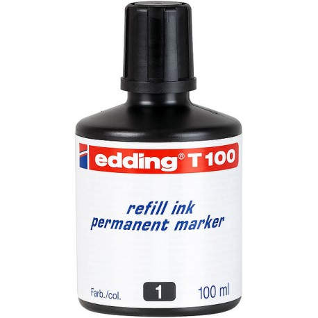 Edding T100-01 recambio para marcador Negro 100 ml 1 pieza(s)
