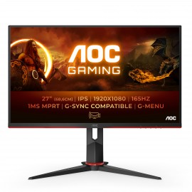AOC 27G2SPU/BK pantalla para PC 68,6 cm (27'') 1920 x 1080 Pixeles Full HD Negro, Rojo