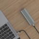 Ewent EW7025 caja para disco duro externo Caja externa para unidad de estado sólido (SSD) Gris M.2