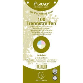 Exacompta 13495B divisor Multicolor 100 pieza(s)