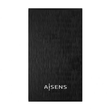 AISENS Caja Externa 2,5″ ASE-2523B 9.5MM SATA a USB 3.0/USB3.1 GEN1, Negra - ASE-2523B