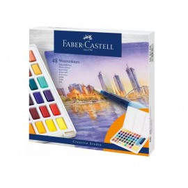 Faber-Castell 169748 pintura a base de agua Multi Paleta 48 pieza(s)