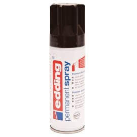 Edding Permanent Spray pintura acrílica 200 ml Negro Bote de spray