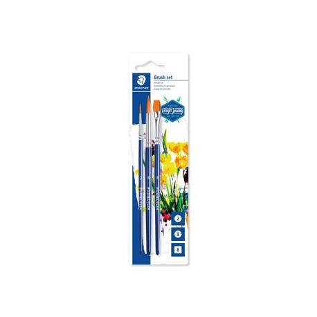 Staedtler 989-SBK3-3 pincel para bellas artes 3 pieza(s)