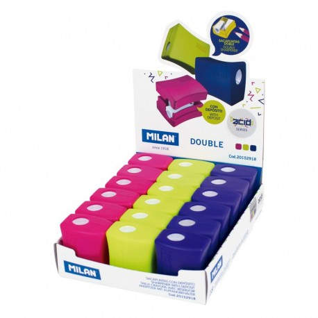 Milan 20152918 sacapuntas Sacapuntas manual Multicolor