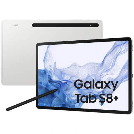 Samsung Galaxy Tab S8+ WiFi SM-X800 128 GB 31,5 cm (12.4'') Qualcomm Snapdragon 8 GB Wi-Fi 6 (802.11ax) Android 12 Plata