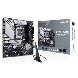 PLACA ASUS PRIME B760M-A WIFI,INTEL,1700,B760,4DDR5,128GB,2HDMI+DP,4SATA+2M.2,2USB 3.2+USB-C,2.5GB+WIFI6E+BT5.2,MATX