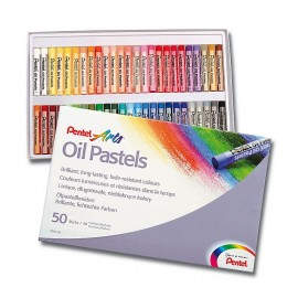 Pentel PHN-50 pastel Pastel al óleo Multicolor 50 pieza(s)