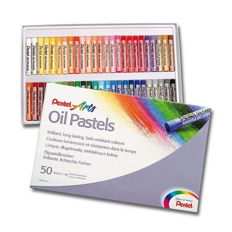 Pentel PHN-50 pastel Pastel al óleo Multicolor 50 pieza(s)