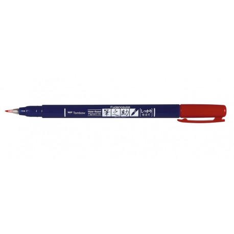Tombow Fudenosuke pluma fuente Rojo 1 pieza(s) - ws-bh25