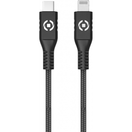 CABLE CELLY USBC A LIGHTNING 2M NEGRO