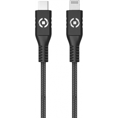 CABLE CELLY USBC A LIGHTNING 2M NEGRO
