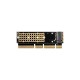 Axagon PCEM2-1U. Adaptador PCIe x16 a M.2