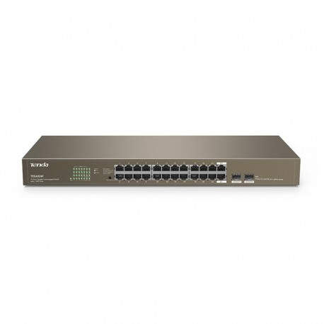 Tenda TEG1024F switch No administrado L2 Gigabit Ethernet (10/100/1000) 1U Gris