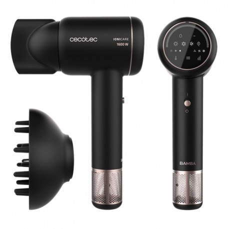 Cecotec Bamba IoniCare RockStar Ion Touch 1600 W Negro