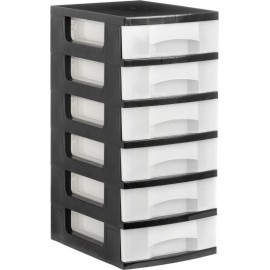 Archivo 2000 1106 CS TL cajonera para oficina Negro Plástico