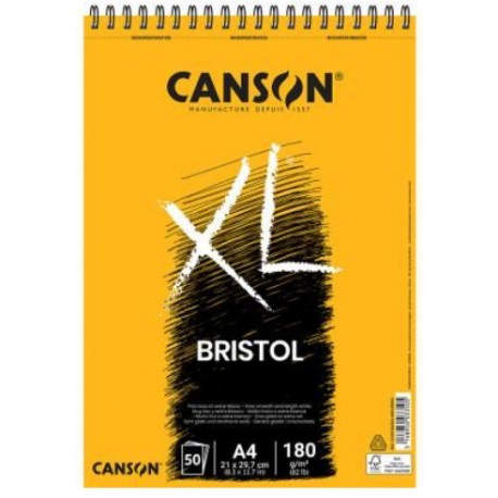 Canson XL Bristol Bloc de hojas de papel para bellas artes 50 hojas