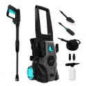 Cecotec 08137 Limpiadora de alta presión o Hidrolimpiadora Vertical Eléctrico 468 l/h 1600 W Negro, Gris