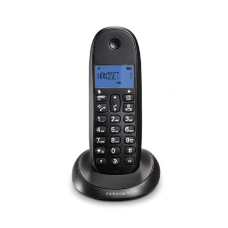 Motorola C1003LB+ Teléfono DECT Identificador de llamadas Negro