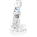 Philips D4701W/34 teléfono Teléfono DECT Identificador de llamadas Blanco