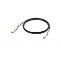 Allied Telesis AT-QSFP28-1CU cable Serial Attached SCSI (SAS) 1 m 25,8 Gbit/s Negro, Plata