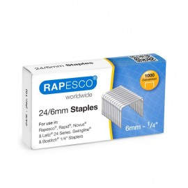 Rapesco S24607Z3 grapa Paquete de grapas 1000 grapas