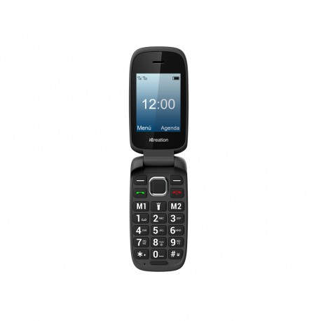 iCreation C20 teléfono móvil 6,1 cm (2.4'') 93 g Negro Teléfono básico