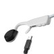 Shokz OpenMove Auriculares Inalámbrico gancho de oreja Llamadas/Música USB Tipo C Bluetooth Blanco