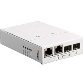 Axis T8606 convertidor de medio Interno 100 Mbit/s Blanco