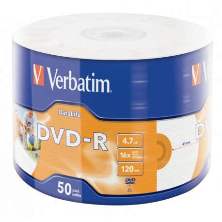 Verbatim 43793 DVD en blanco 4,7 GB DVD-R 50 pieza(s)