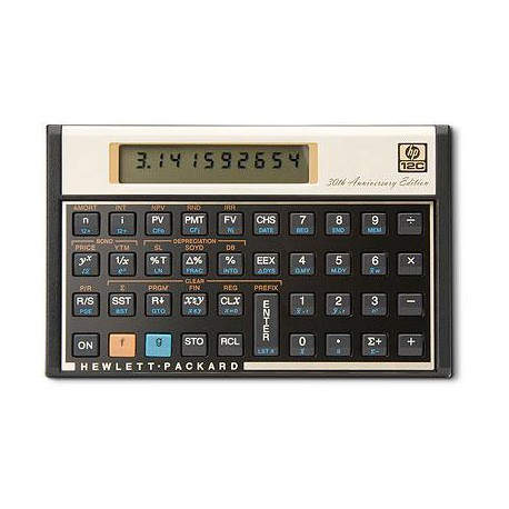 HP 12c 30th Anniversary Financial Calculator NW258AA