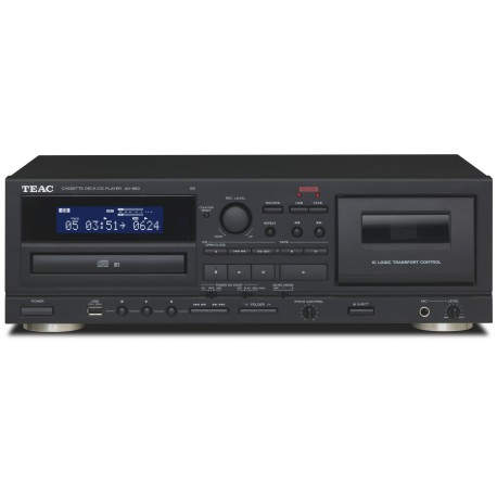 TEAC AD-850-SE/B reproductor de CD Reproductor de CD portátil Negro