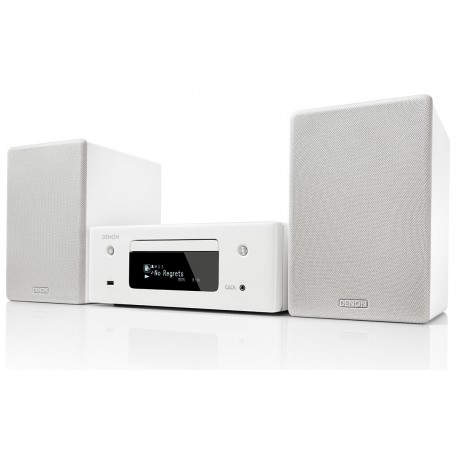 Denon CEOL N10 Minicadena de música para uso doméstico Gris, Blanco 130 W - N-10WTE2