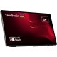 Viewsonic TD2465 pantalla de señalización Panel plano interactivo 61 cm (24'') LED 250 cd / m² Full HD Negro Pantalla táctil
