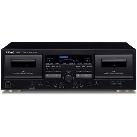 TEAC W-1200 Pletina de casete 2 cubierta(s) Negro