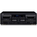 TEAC W-1200 Pletina de casete 2 cubierta(s) Negro