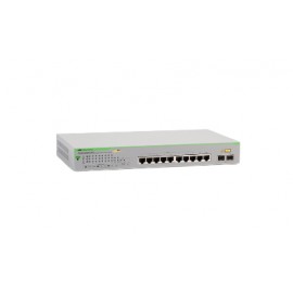 Allied Telesis GS950/10PS Gestionado Gigabit Ethernet (10/100/1000) Energía sobre Ethernet (PoE) Verde, Gris