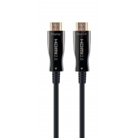 Gembird CCBP-HDMI-AOC-10M-02 cable HDMI HDMI tipo A (Estándar) Negro