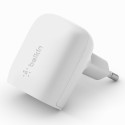 Belkin 20W USB-C PD PPS WALL CHARGER WHITE Blanco Interior