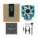 Iceberg Thermal IceSLEET X9 Dual TR Procesador Enfriador 12 cm Verde azulado 1 pieza(s)