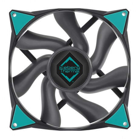 Iceberg Thermal IceGALE Xtra Carcasa del ordenador Ventilador 14 cm Negro 1 pieza(s)