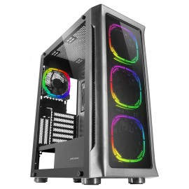 Mars Gaming MC-NEO Negro Torre Gaming XXL E-ATX Ventana Lateral y Frontal Cristal